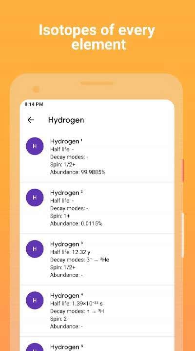 Chemical Elements & Properties screenshot 4