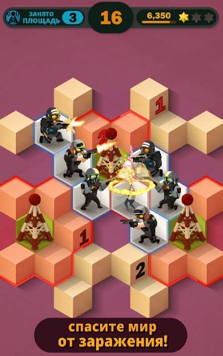 Zombie Sweeper: Minesweeper Action Puzzle screenshot 2