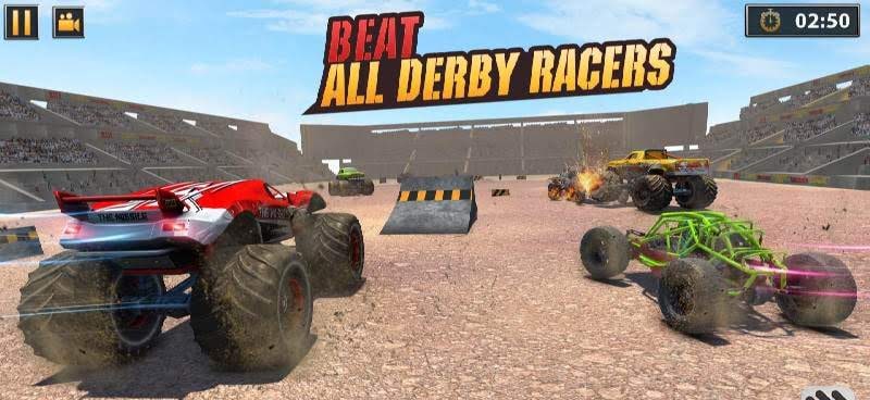 Real Monster Truck Demolition Derby Crash Stunts screenshot 2