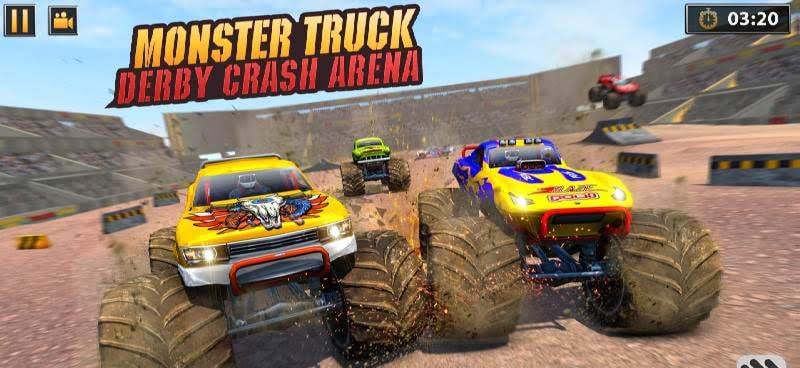 Real Monster Truck Demolition Derby Crash Stunts screenshot 3