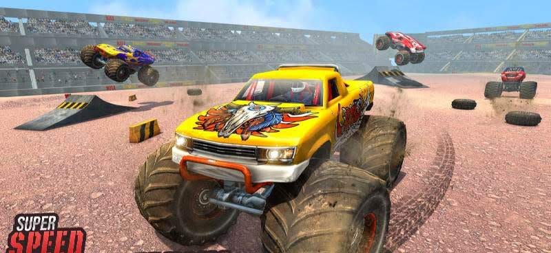 Real Monster Truck Demolition Derby Crash Stunts screenshot 1