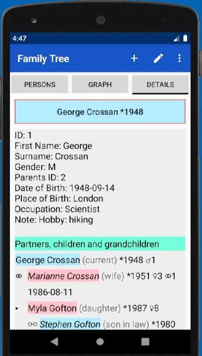 Family Tree Pro screenshot 3
