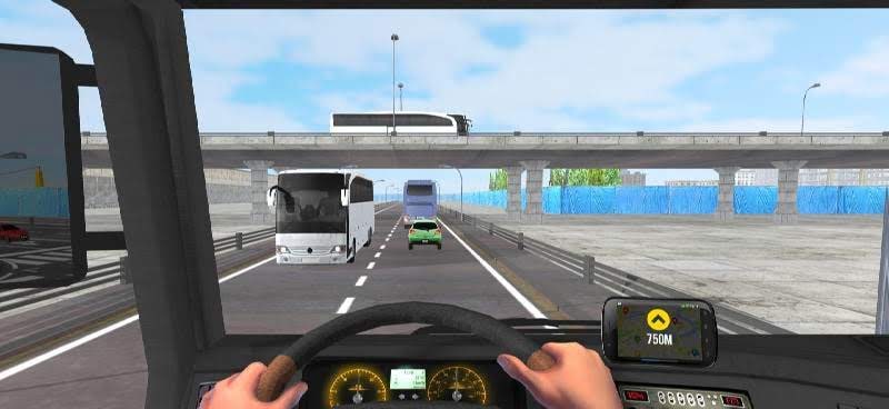Coach Bus Simulator 2017 gameplay screenshot 4