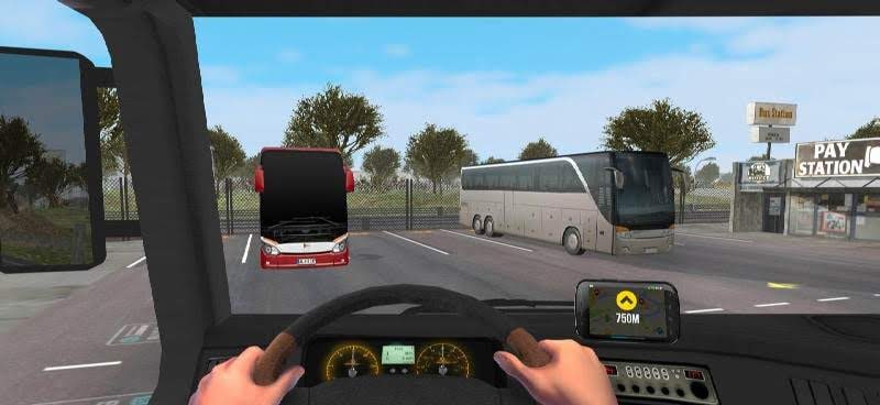 Coach Bus Simulator 2017 gameplay screenshot 2