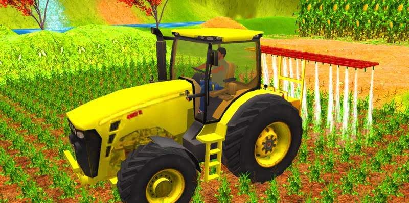Heavy Duty Tractor Farming Tools 2019 gameplay screenshot 2