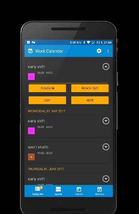 Work Calendar screenshot 2