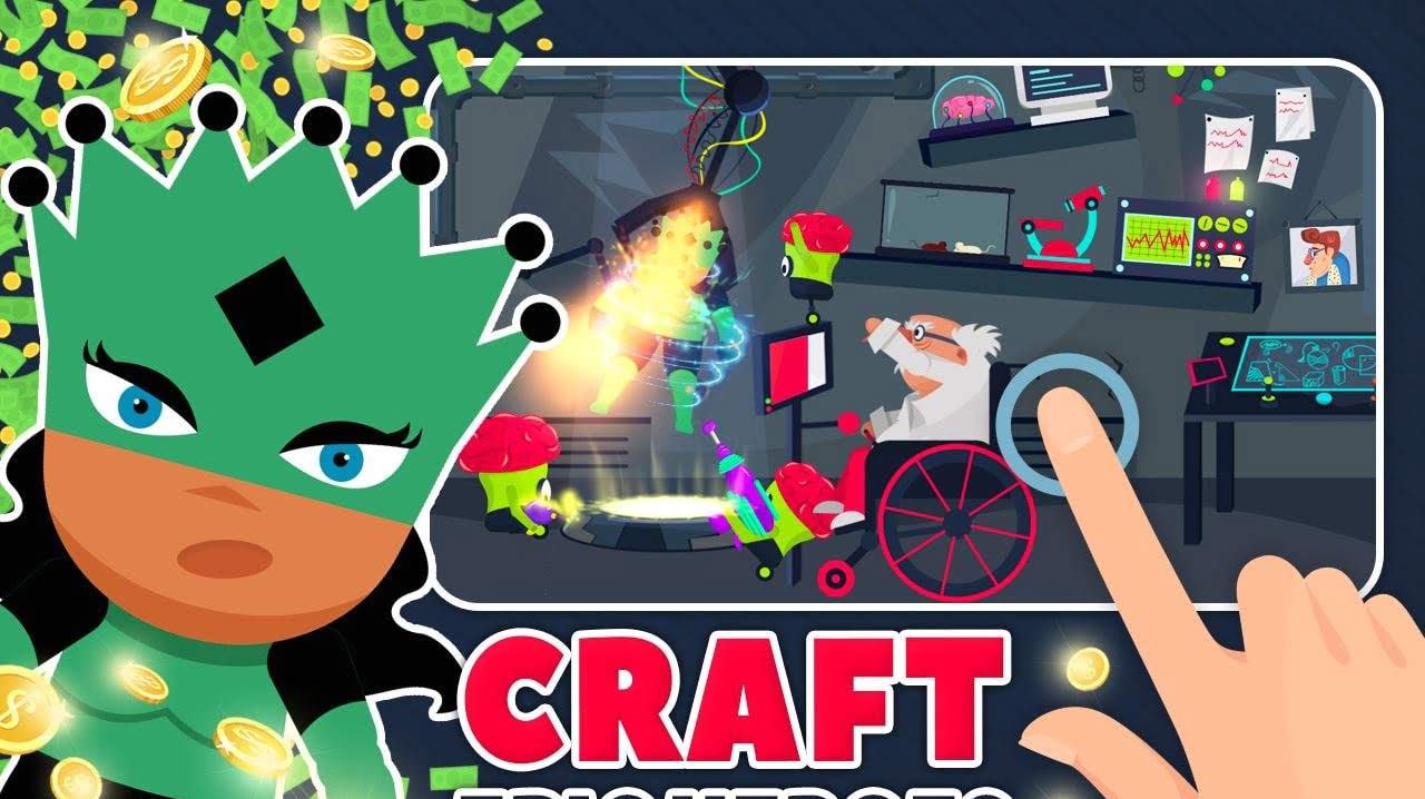Super Hero Factory : Idle Clicker Tycoon Inc screenshot 2
