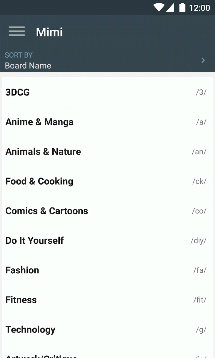 Mimi 4chan Reader (donate) screenshot 1