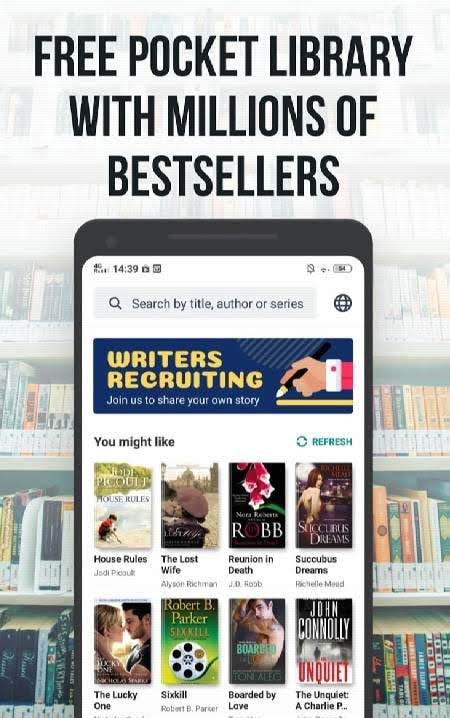 AnyBooks - Novels & Stories, Your Mobile Library screenshot 1