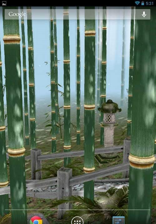 Bamboo Forest 3D Live Wallpaper screenshot 3