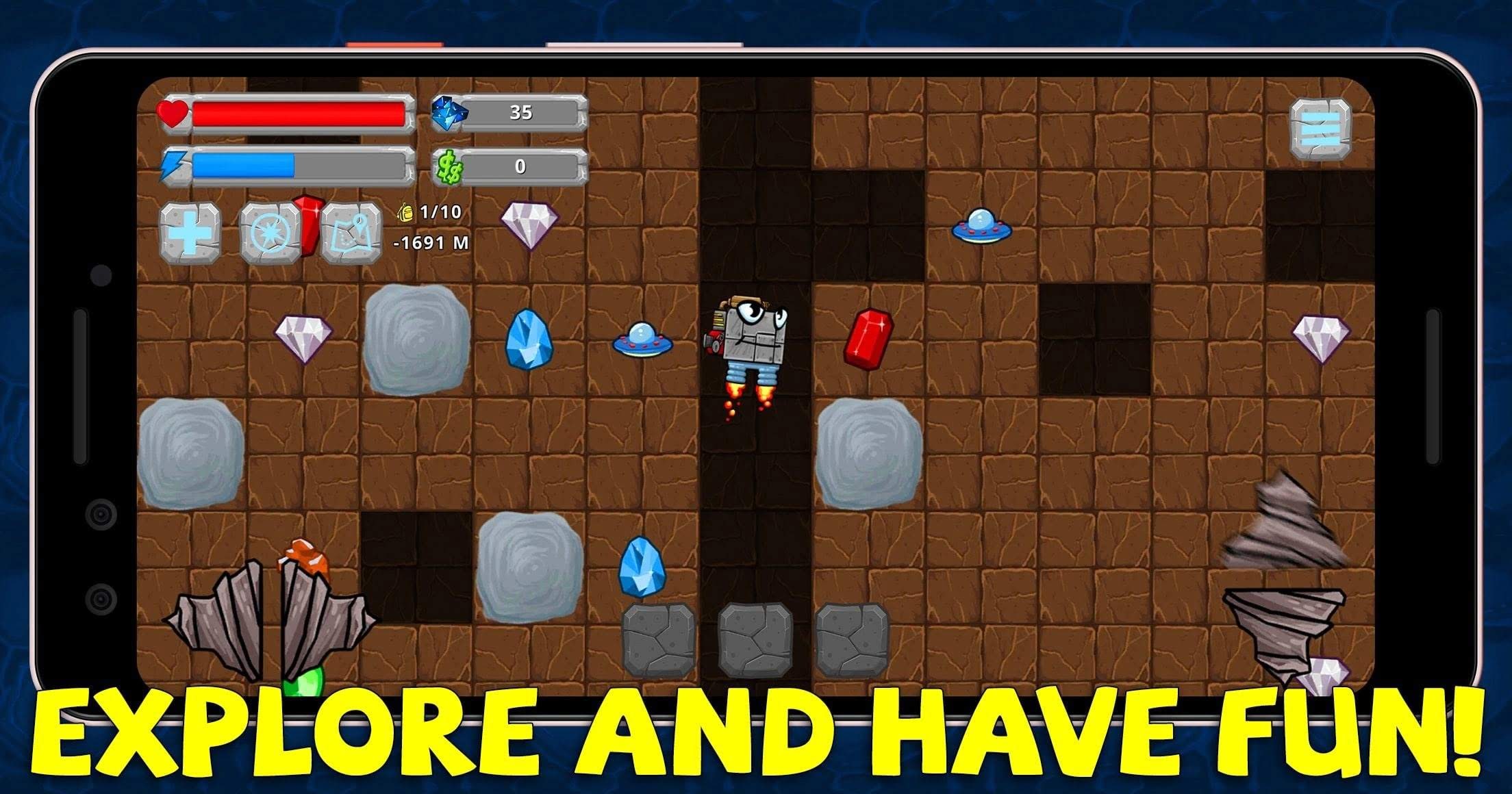 Digger Machine: dig and find minerals screenshot 2