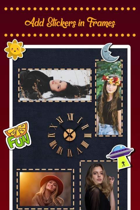 Clock Collage Photo Frame Maker: Live Wallpaper screenshot 3