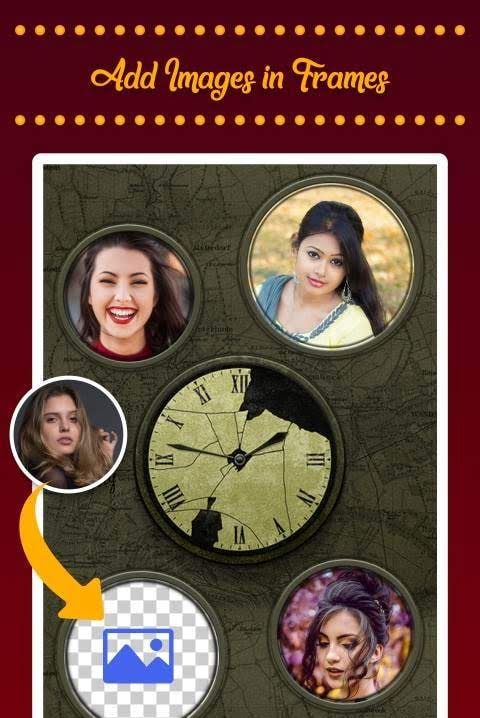 Clock Collage Photo Frame Maker: Live Wallpaper screenshot 2