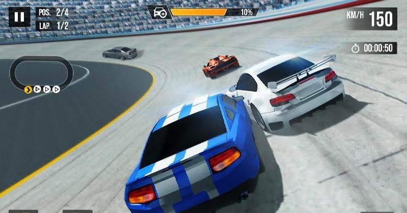 REAL Fast Car Racing: Asphalt Road & Crazy Track gameplay screenshot 1