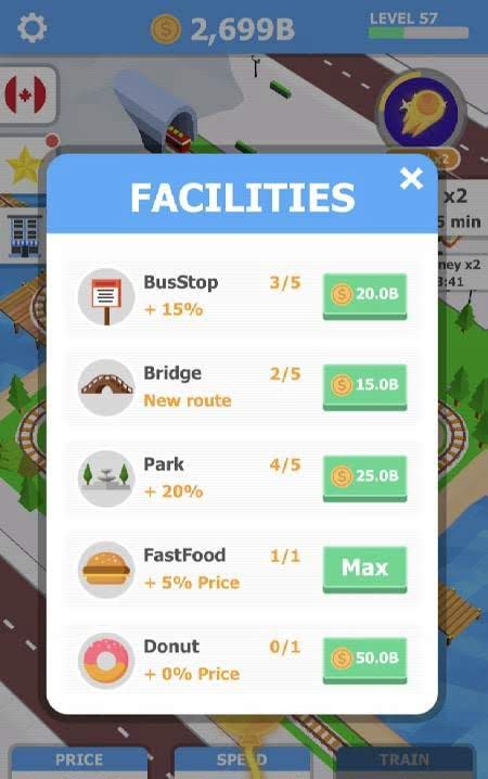 Idle Sightseeing Train - Train Transport Tycoon Game screenshot 4