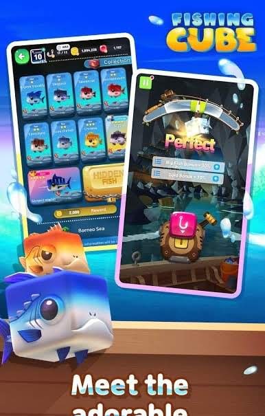 Fishing Cube gameplay screenshot 1