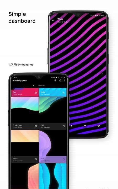 AmoledPapers - vibrant wallpapers screenshot 2