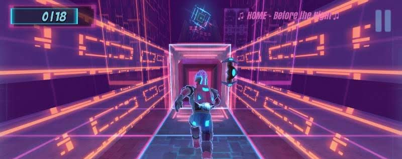 Synthwave Run gameplay screenshot 4