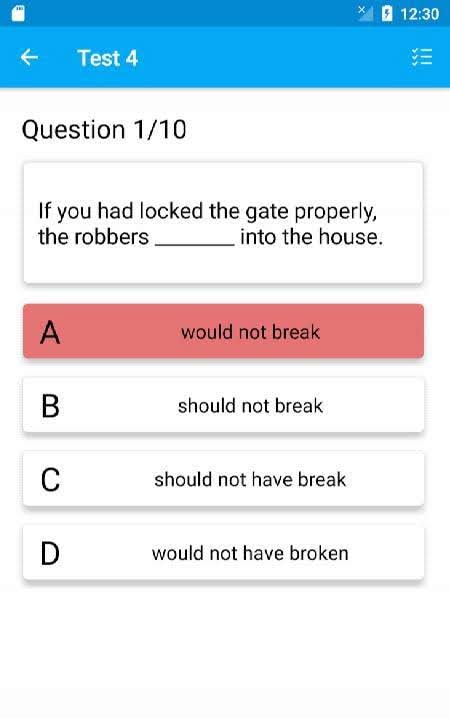 IELTS Grammar Test screenshot 4