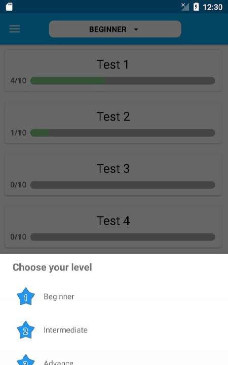 IELTS Grammar Test screenshot 2