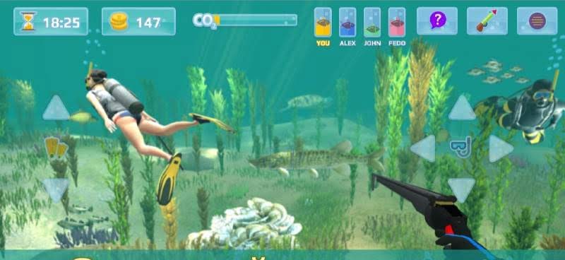 Hunter Underwater Spearfishing screenshot 1