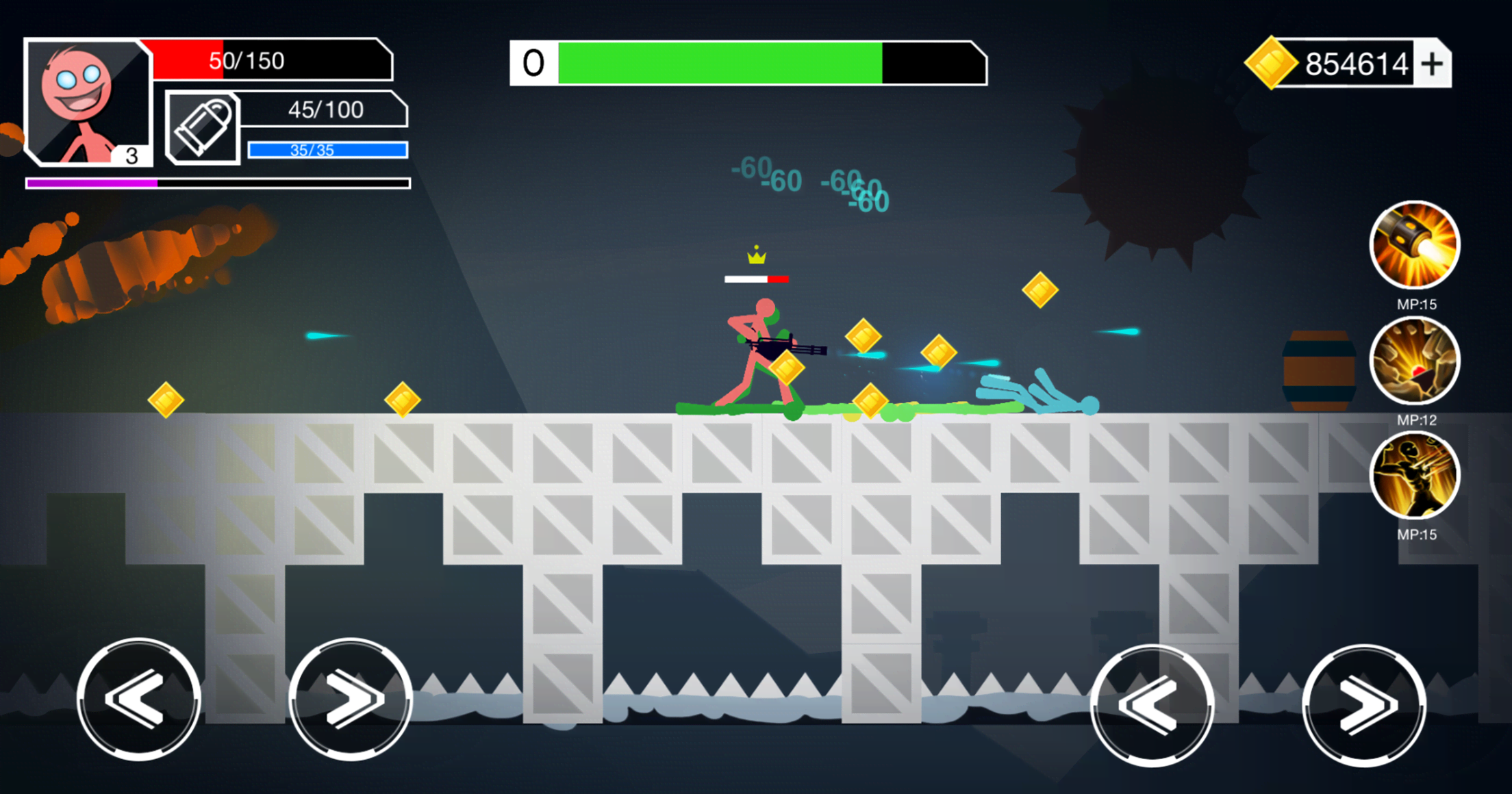 Stickman Gunner gameplay screenshot 3