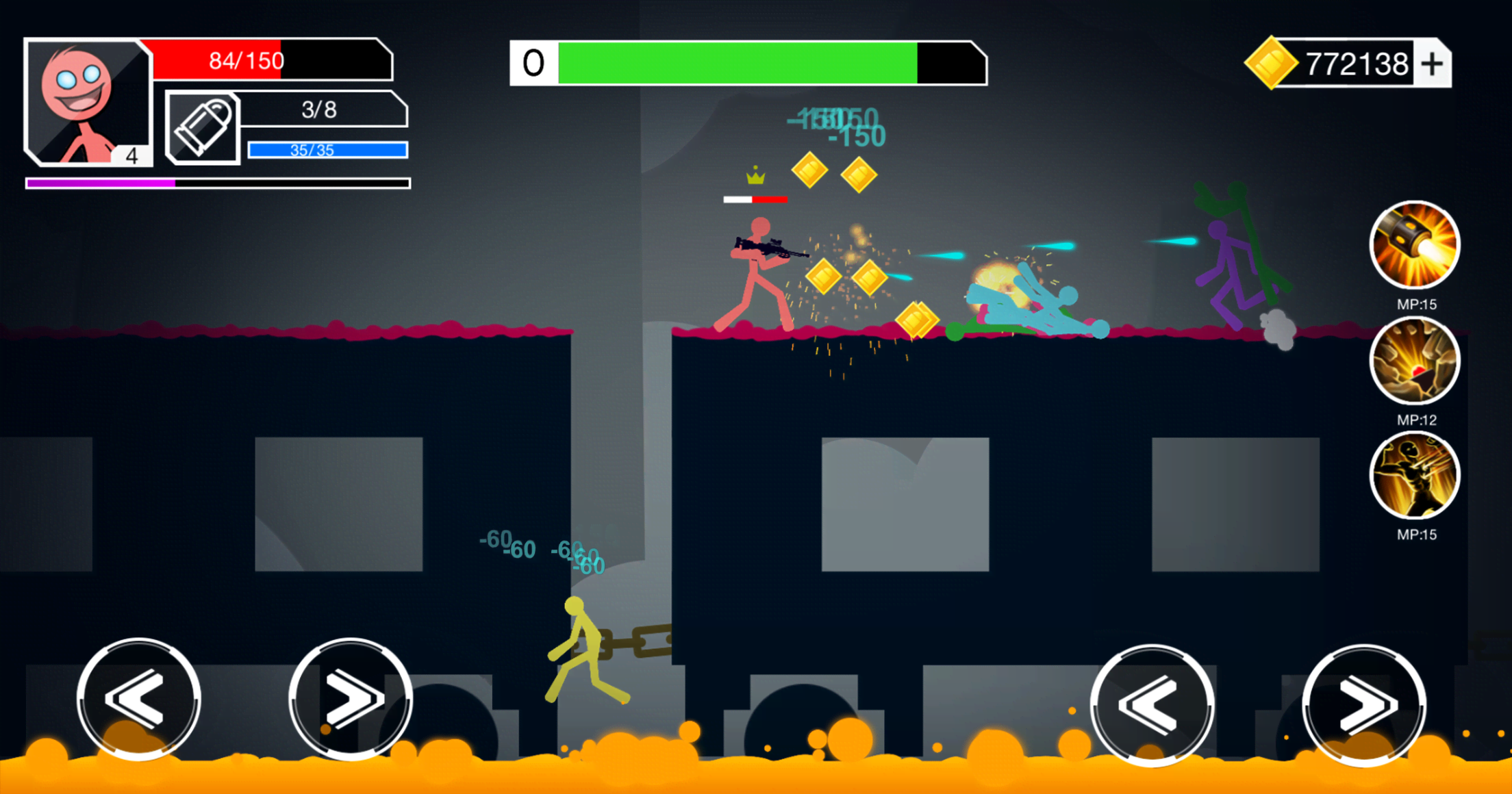 Stickman Gunner gameplay screenshot 4