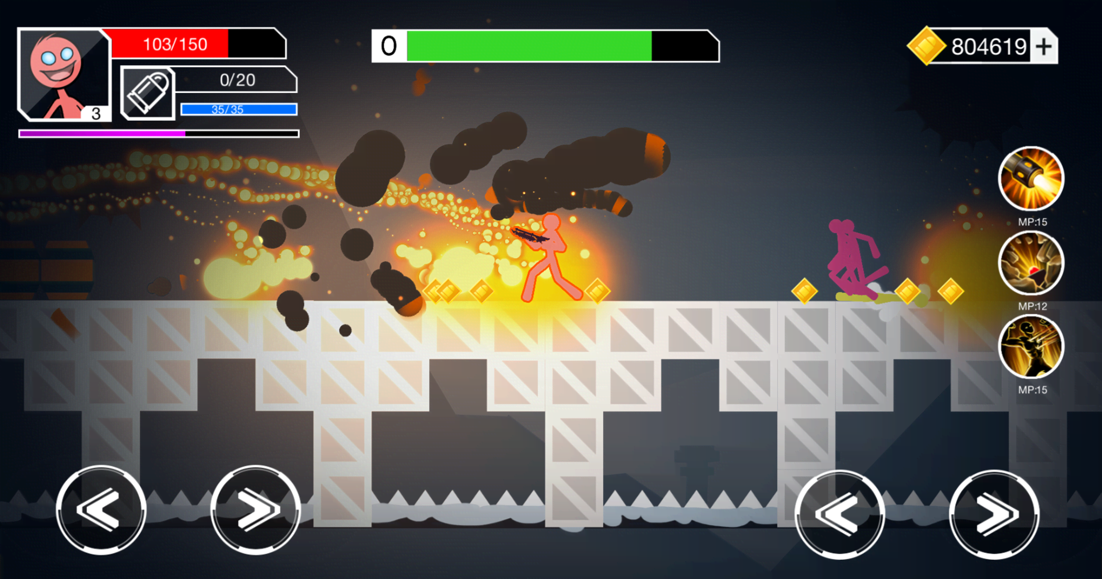 Stickman Gunner gameplay screenshot 1