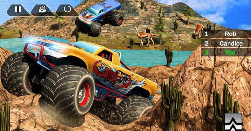 Mega Truck Race - Monster Truck Racing Game screenshot 3