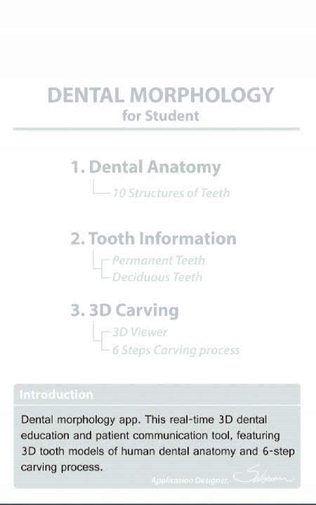 DENTAL MORPHOLOGY for Student screenshot 2
