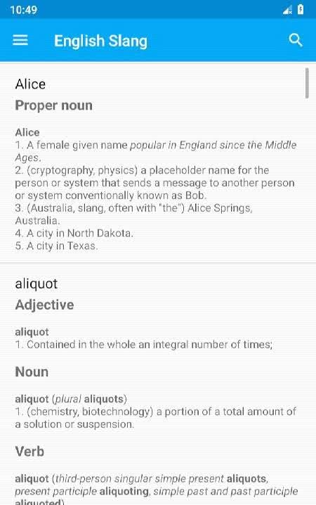 English Slang screenshot 1