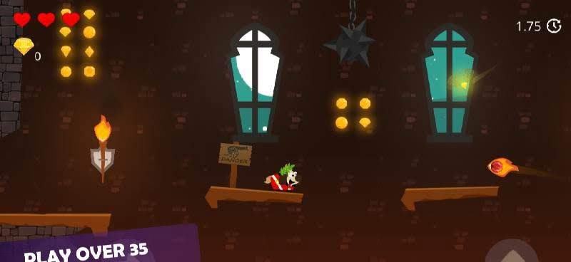 Doge and the Lost Kitten - 2D Platform Game gameplay screenshot 1