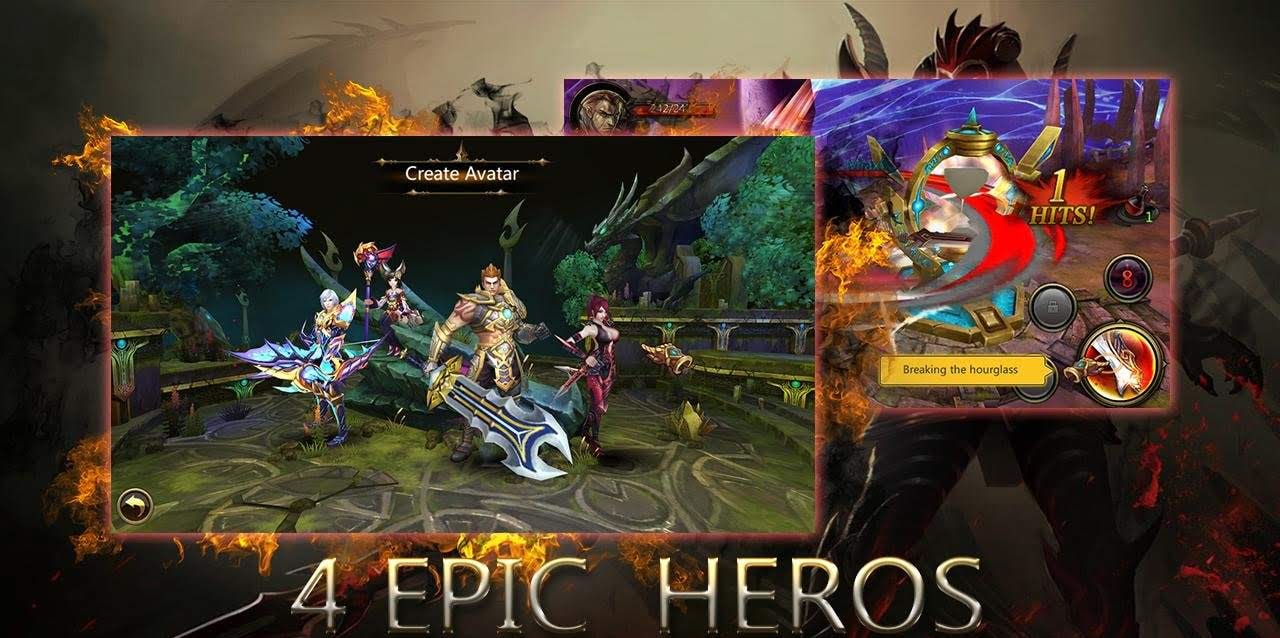 Dragons War Legends - Raid shadow dungeons gameplay screenshot 2