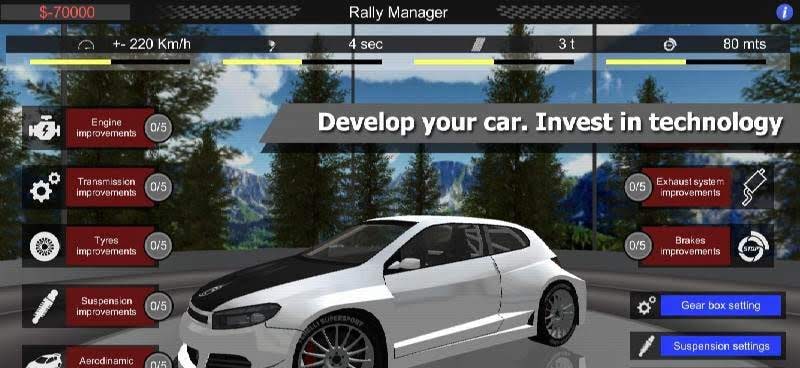 Rally Manager Mobile Free screenshot 1