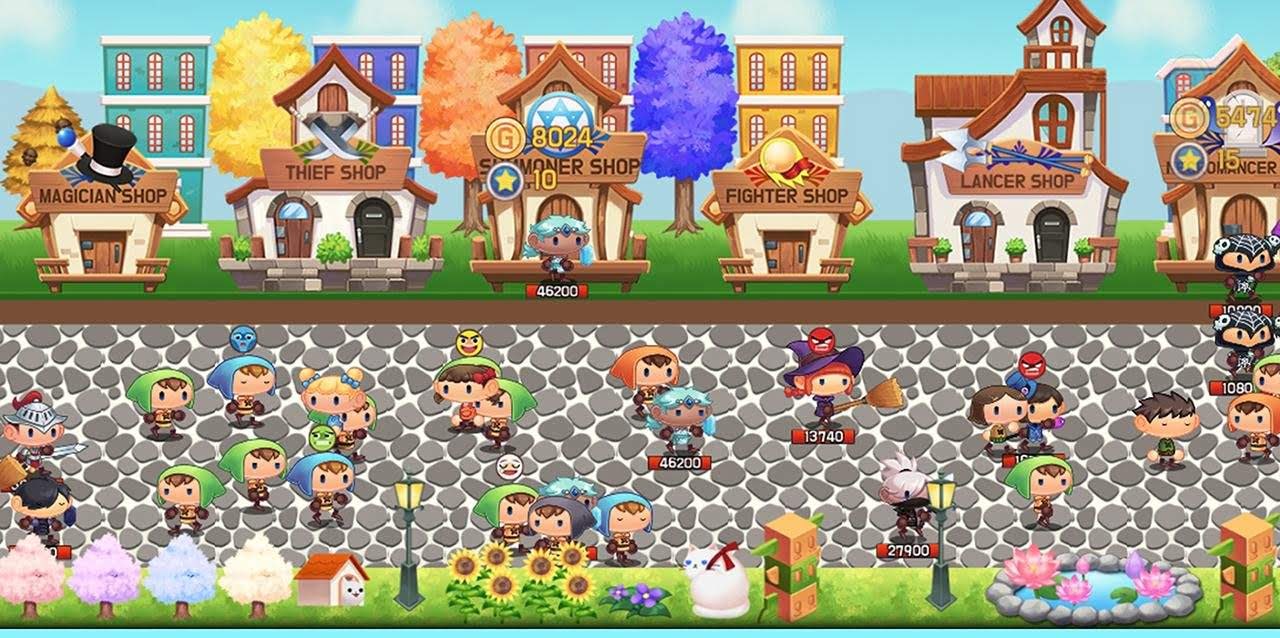 Tap Town Premium (Idle RPG) - Magic gameplay screenshot 1