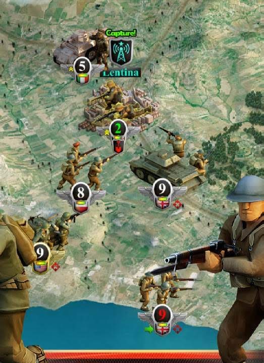 Frontline: Western Front - WW2 Strategy War Game gameplay screenshot 2