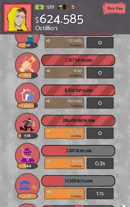 Geeks vs Gangsters - Idle Game screenshot 2