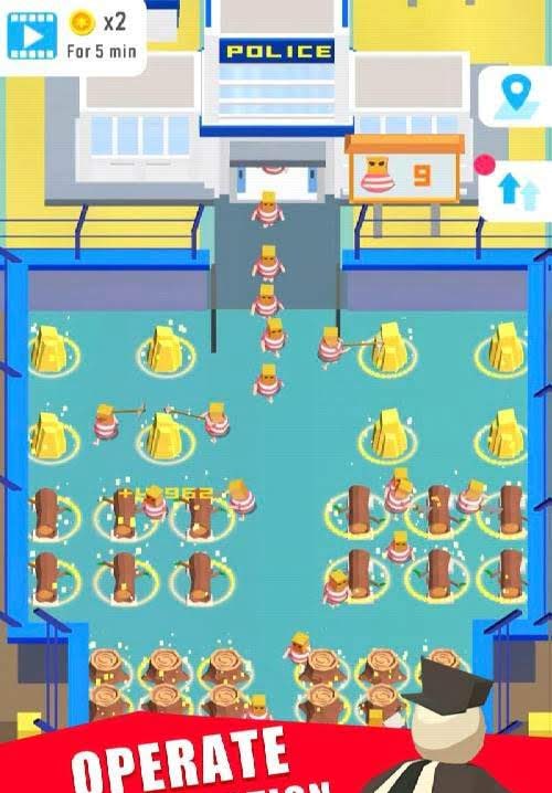 Idle Police Go gameplay screenshot 1