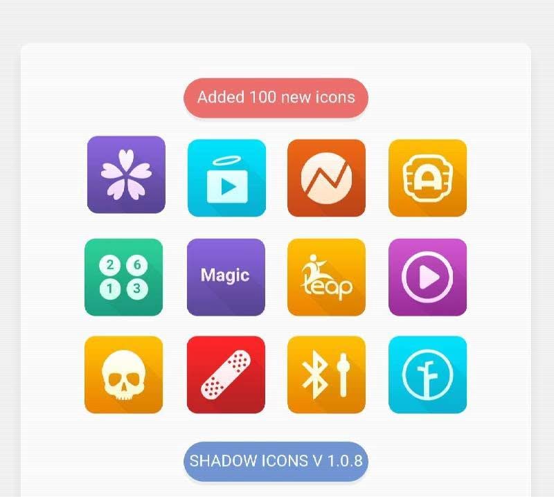 Shadow - Icon Pack screenshot 4