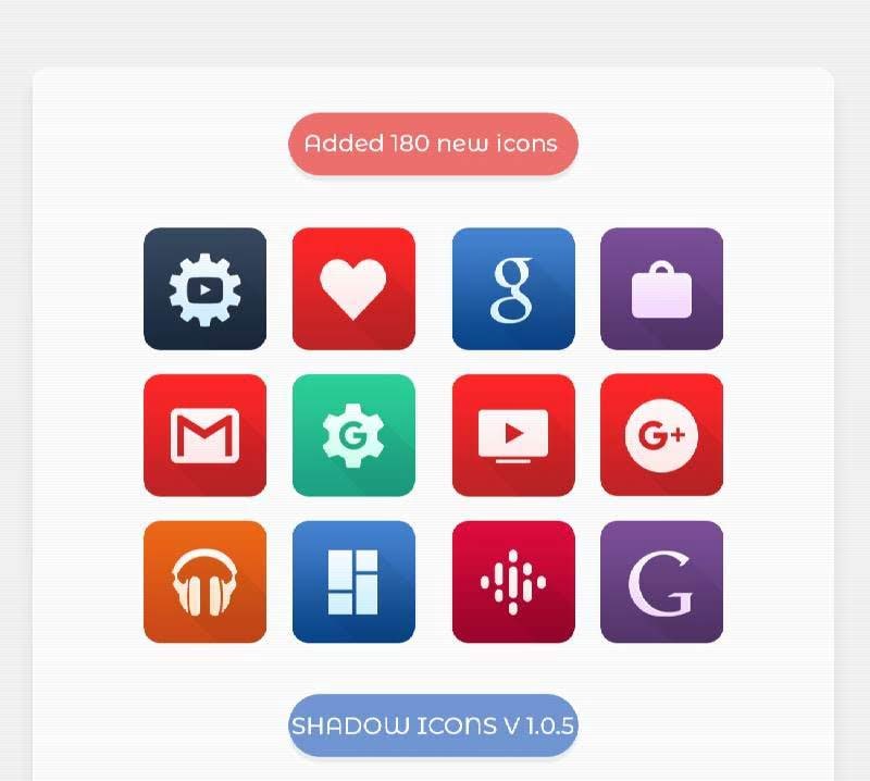 Shadow - Icon Pack screenshot 1