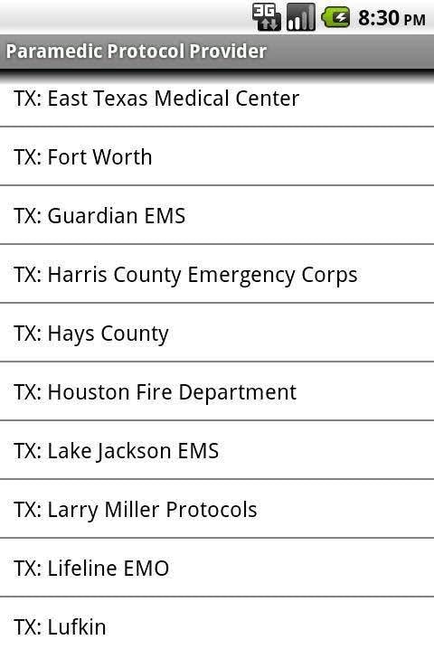 Paramedic Protocol Provider screenshot 1