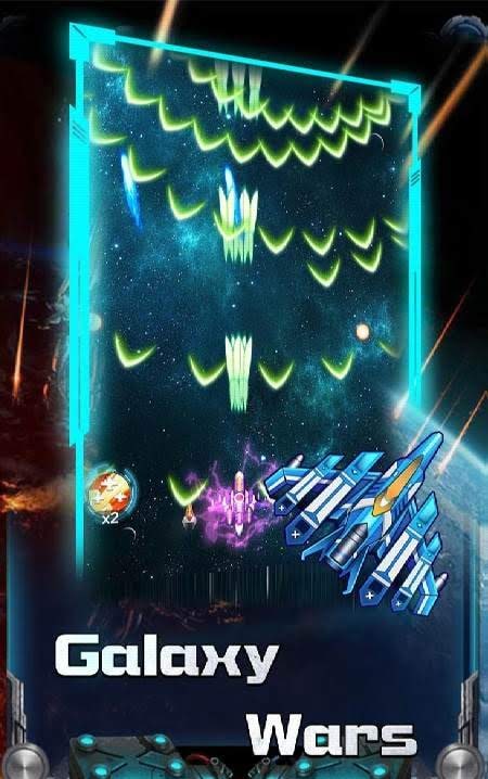 Galaxy War: Plane Attack Games gameplay screenshot 1