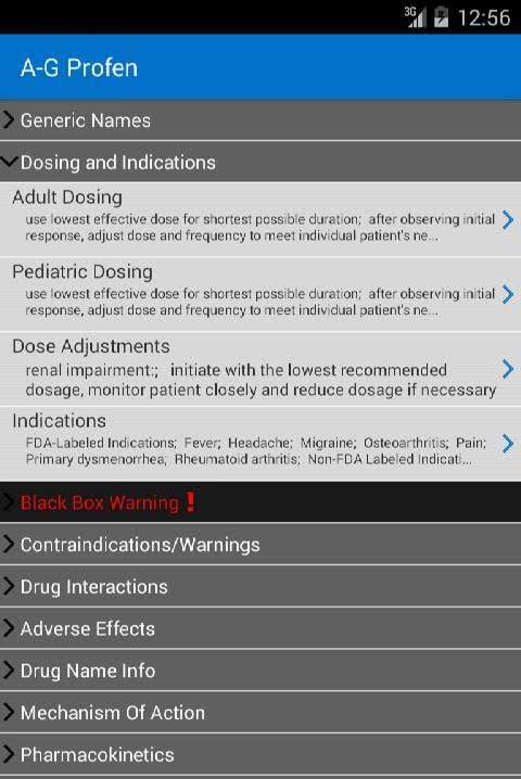 IBM Micromedex Drug Ref screenshot 4