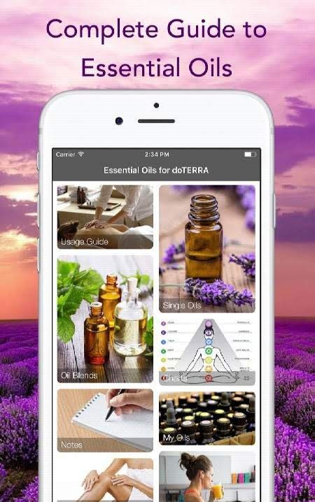 Essential Oils Reference Guide for doTERRA Oils screenshot 1