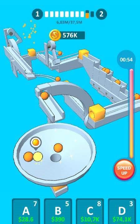 Physics Puzzle Idle gameplay screenshot 1