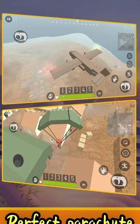 Desert Shooting - Wild Escape Pixel Fighting Game screenshot 1