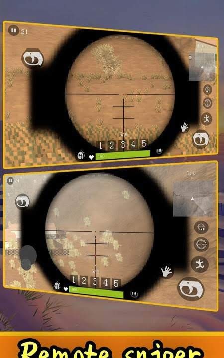 Desert Shooting - Wild Escape Pixel Fighting Game screenshot 3