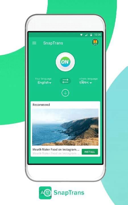 SnapTrans - Language Translate, Post Translate screenshot 1