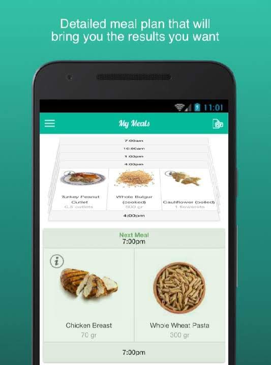 Fitness Meal Planner - Essence screenshot 1
