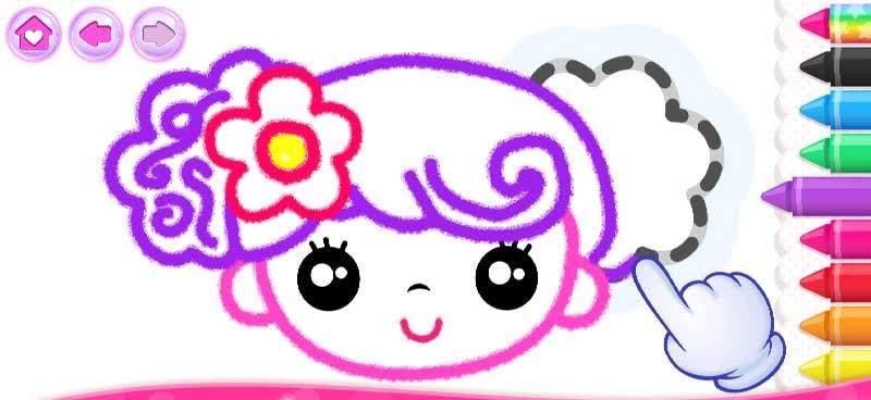 Kids Drawing Games for Girls! Apps for Toddlers! screenshot 2